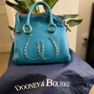 Dooney and Burke Western Satchel Bag (Ocean)